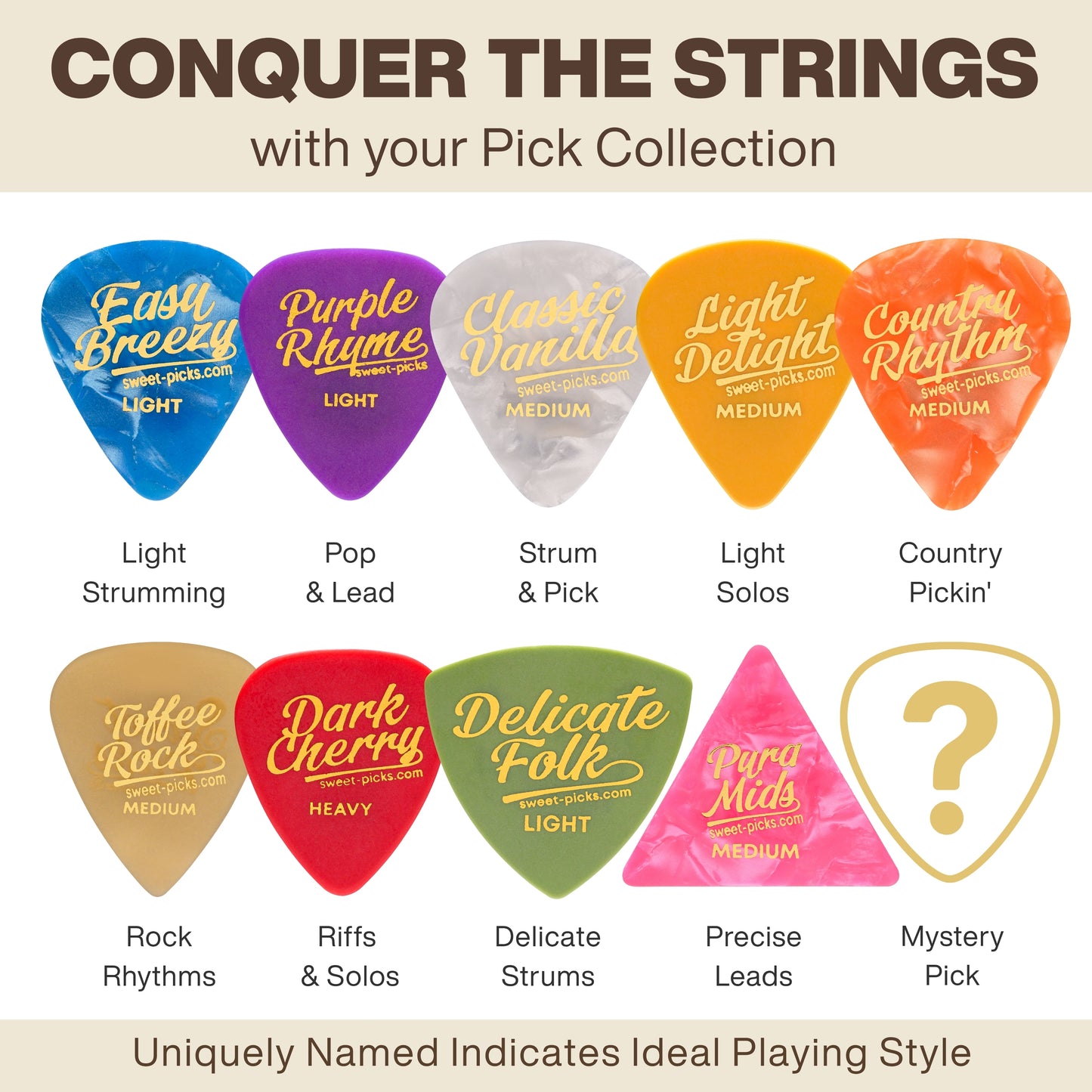 Acoustic Collection Guitar Picks Sampler